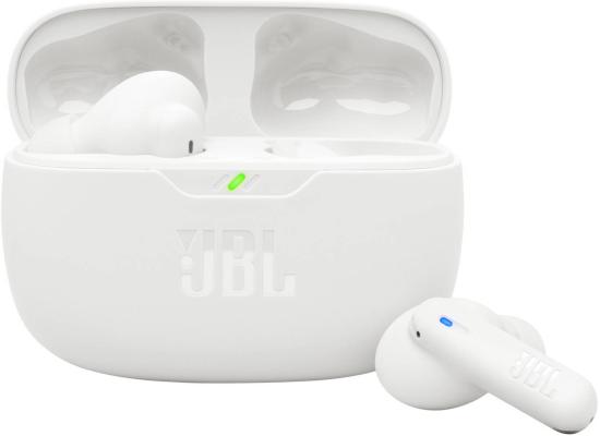 JBL Wave Beam 2 True Wireless Earbuds, 8mm Dynamic Driver, Bluetooth 5.3 Connectivity, Pure Bass Sound, Active Noise Cancelling, Smart Ambient Technology, 40hrs Total Playback - White